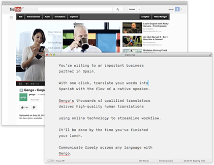 YouTube transcribe video